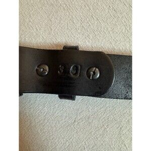 Hanks Belts Mens 44 Black Leather The Everyday Made In USA Buckle 1.5 In Dress